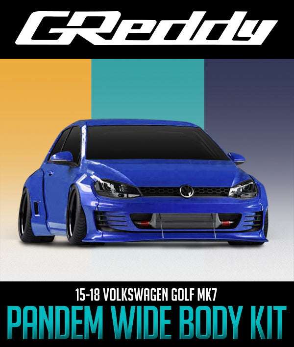 GREDDY PANDEM WIDE BODY AERO KIT: 2015–2018 VOLKSWAGEN GOLF