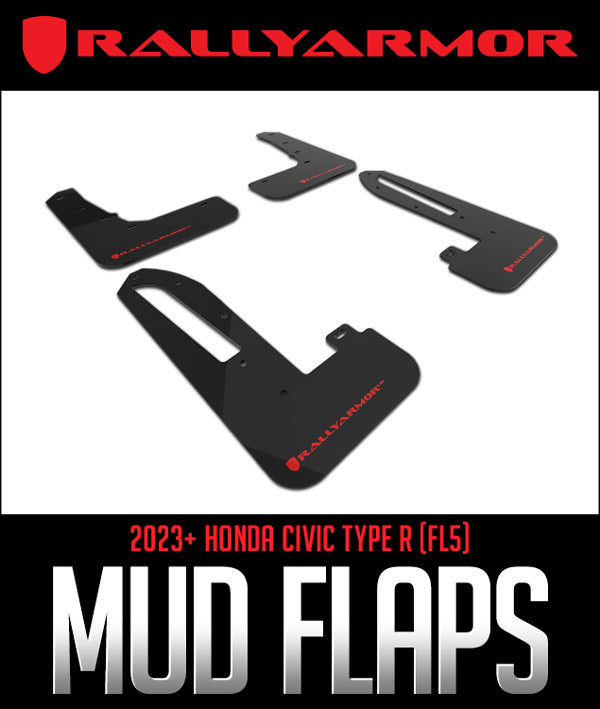 RALLY ARMOR MUD FLAPS: 2023+ HONDA CIVIC TYPE R (FL5) – Dale's Motorsport