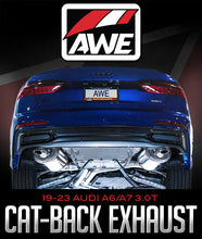 Load image into Gallery viewer, AWE Tuning Audi 2019-2023 C8 A6/A7 3.0T Touring Edition Cat-Back Exhaust- Turn Downs