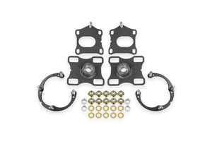 BMR Suspension 11-14 Ford Mustang Caster/Camber Plates - Black Hammertone