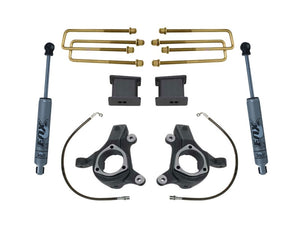 MaxTrac 07-16 GM C1500 2WD w/Cast Steel Susp. 3in/1in Spindle Lift Kit w/FOX Shocks