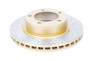 DBA 09-15 Toyota Landcruiser / 10-13 Lexus GX460 Front Drilled & Slotted Street Series Rotor