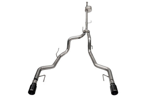 Corsa 2022-2025 Ford F-150 SuperCrew/5.5ft Bed 5.0L V8 Xtreme Cat-Back Dual Rear Exit-Black PVD