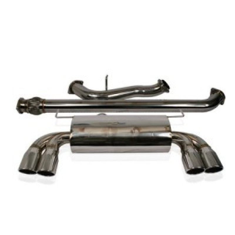 Turbo XS 08+ WRX Hatch Catback Exhaust Polished Tips