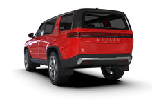 Load image into Gallery viewer, Rally Armor 22-25 Rivian R1S Black UR Mud Flap w/Red Logo