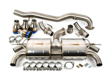 Load image into Gallery viewer, Invidia 2022+ Volkswagen Golf R MK8 76mm R400 Valved Cat Back Exhaust Rolled TI Tips