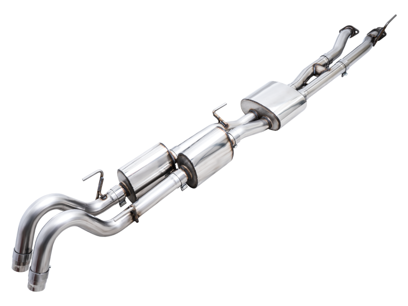 AWE Tuning 2016-2022 Toyota Tacoma 0FG Exhaust with BashGuard - No Tips