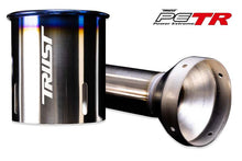 Load image into Gallery viewer, Greddy PE-TR Rolled Tip-Burnt-Ti L 130mm x 115mm