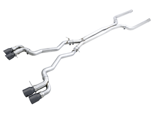 AWE Tuning 18-19 BMW M5 (F90) 4.4T AWD Cat-Back Exhaust - Track Edition (Diamond Black Tips)