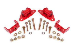 BMR Suspension 14-19 Chevrolet Corvette Motor Mount Kit - Red