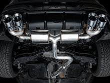 Load image into Gallery viewer, AWE Tuning MK8 Volkswagen Golf R 3in Touring Edition Quad Exhaust - Chrome Silver Tips