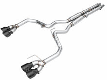 Load image into Gallery viewer, AWE 2024 Ford Mustang GT Fastback S650 RWD Track Edition Catback Exhaust w/ Quad Diamond Black Tips