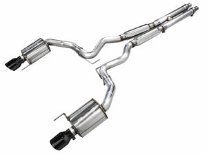AWE Tuning 2024 Ford Mustang GT Fastback S650 RWD Touring Catback Exhaust w/ Dual Diamond Black Tips