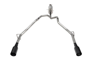 Corsa 25-26 Ram 2.5in Stainless Steel Sport Cat-back Dual Rear Exit 5.0in Black Tips