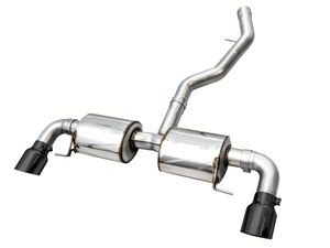AWE 19-23 BMW 330i / 21-23 BMW 430i Base G2X Touring (Excl. Conv) Axle-Back Exhaust - Diamond Black