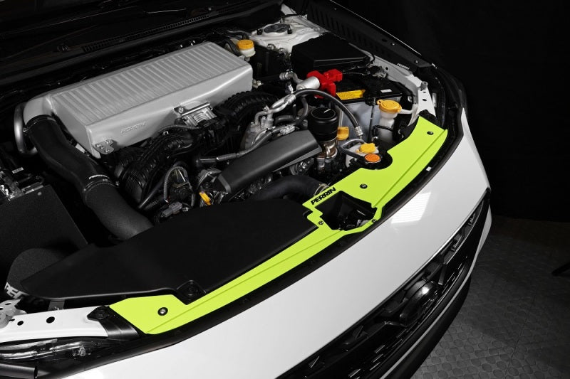 PERRIN 22-25 Subaru WRX Radiator Shroud - Neon Yellow