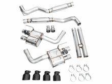 Load image into Gallery viewer, AWE 2024 Ford Mustang GT Fastback S650 RWD SwitchPath Cat-Back Exhaust w/ Quad Diamond Black Tips