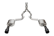 Load image into Gallery viewer, Corsa 2024+ Ford Mustang GT 5.0L V8 Xtreme 4.5 Cat-Back Duel Rear w/ 4.5 In Carbon Fiber Tips