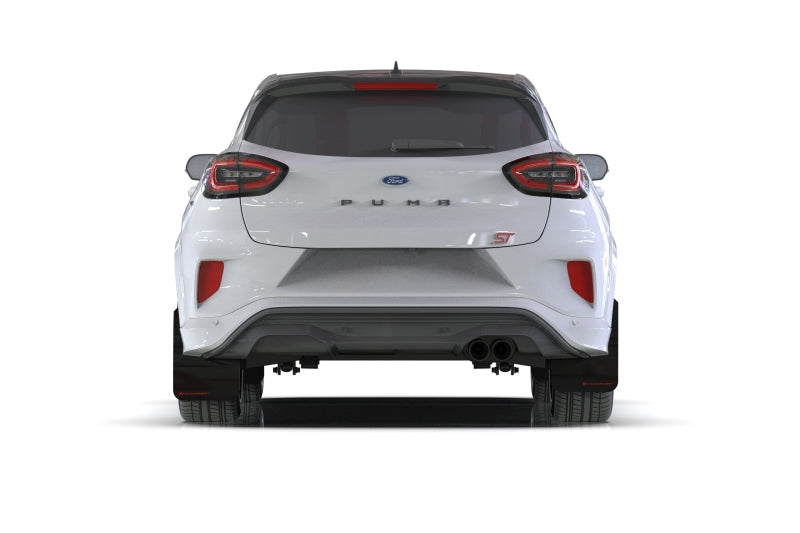Rally Armor 20-25 Ford Puma ST Black Mud Flap w/Red Logo
