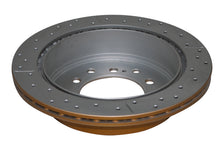 Load image into Gallery viewer, DBA 03-09 Lexus GX470 Rear Drilled &amp; Slotted Street Series Rotor