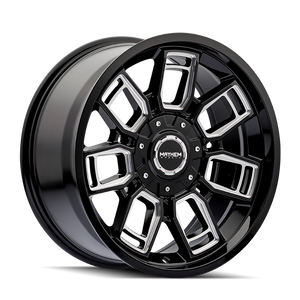 Mayhem 8118 Ordinance 20x9 / 5x127/139.7 BP / 87.1mm Hub Gloss Black Wheel
