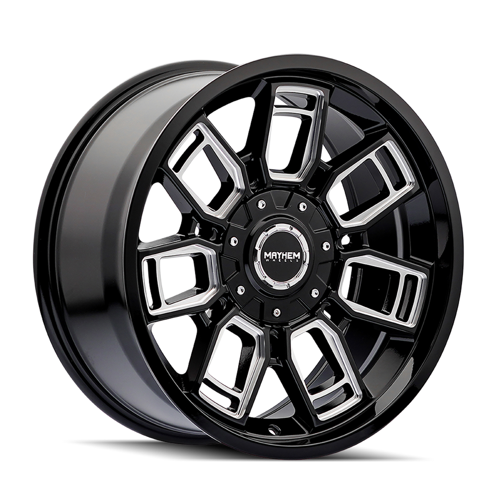 Mayhem 8118 Ordinance 20x9 / 6x135/139.7 BP / 106.1mm Hub Gloss Black Wheel