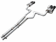 Load image into Gallery viewer, AWE 2024 Ford Mustang GT Fastback S650 RWD SwitchPath Cat-Back Exhaust w/ Quad Diamond Black Tips