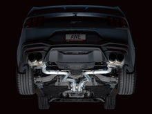 Load image into Gallery viewer, AWE 2024 Ford Mustang GT Fastback S650 RWD SwitchPath Cat-Back Exhaust w/ Quad Diamond Black Tips