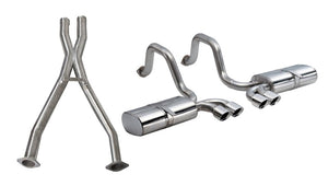 CORSA 97-04 Corvette C5 Sport 2.5 Cat-Back Exhaust System 4in Twin Tips