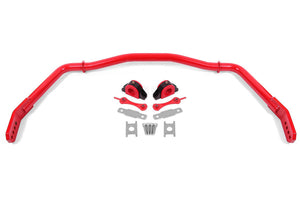 BMR 05-14 Ford Mustang Front Hollow 38mm Sway Bar Kit w/ Bushings - Hammertone Black