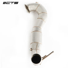 Load image into Gallery viewer, CTS Turbo 3.5" Downpipe High-Flow CAT for Mercedes-Benz M133 A45/CLA45/GLA45 AMG