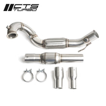 Load image into Gallery viewer, CTS Turbo MK6/MK7 Jetta 1.4T/1.5T, MK7 Golf 1.4TSI/1.5TSI 3" Downpipe with HIGH-FLOW CAT for EA211 engines