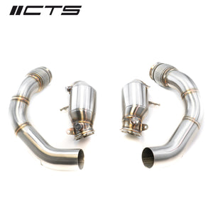 CTS Turbo BMW F90 M5/M5C &amp; BMW G15/G16 M8/M8C RACE DOWNPIPE SET
