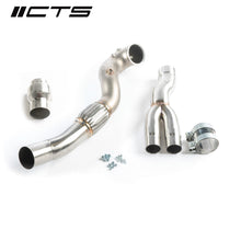 Load image into Gallery viewer, CTS Turbo 8V/8Y RS3 and 8S TTRS 2.5T EVO 3.5" Single High-Flow CAT
