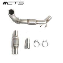 Load image into Gallery viewer, CTS Turbo MQB FWD Exhaust Downpipe with HIGH FLOW CAT (MK7/MK7.5 Golf, GTI, GLI, A3 FWD)