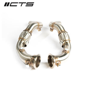 CTS Turbo RACE DOWNPIPE SET for BMW F85 X5M S63 & BMW F86 X6M S63 (2014-2019)