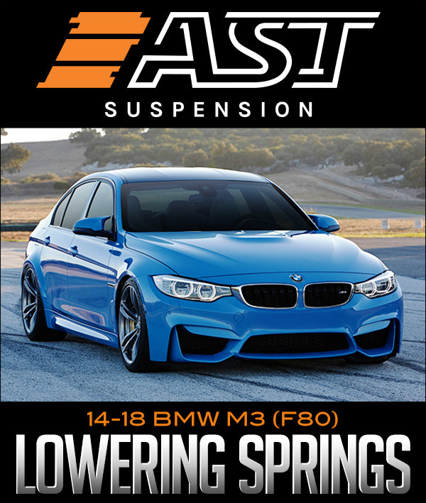 AST 16-21 BMW M2 (F87) / 14-18 M3 (F80) / M4 (F82) Adjustable Lowering Springs