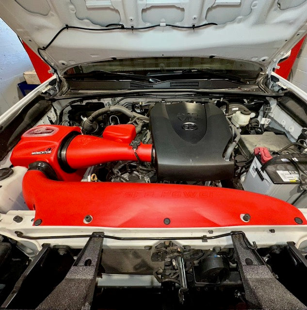 aFe 16-23 Toyota Tacoma V6 3.5L Momentum GT Red Edition Cold Air Intake System w/ Pro DRY S Filter