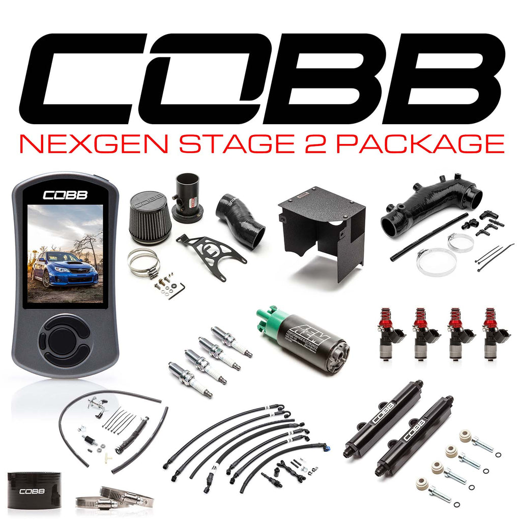 Cobb 15-18 Subaru STI NexGen Stage 2 + Flex Fuel Power Package - Blue
