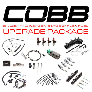 Cobb 08-14 Subaru STI Stg 1 to NexGen Stg 2+ Flex Fuel Power Package - Black