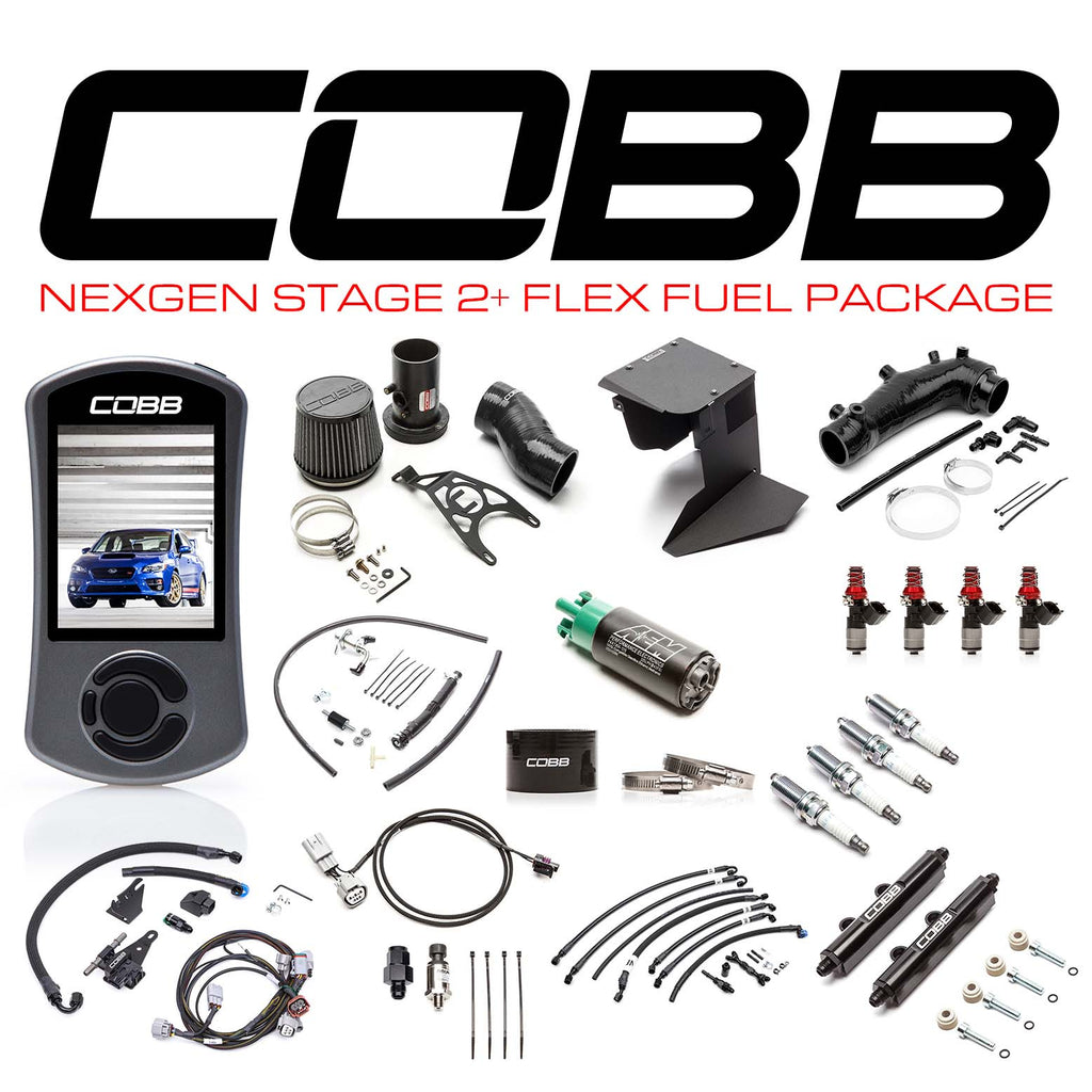 Cobb 15-18 Subaru STI Stage 1 to NexGen Stage 2 + Flex Fuel Power Package Upgrade - Blue