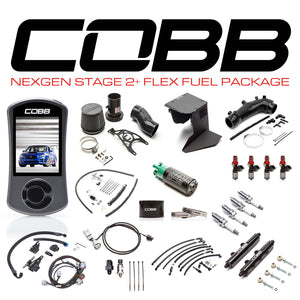Cobb 15-18 Subaru STI Stage 1 to NexGen Stage 2 + Flex Fuel Power Package Upgrade - Black