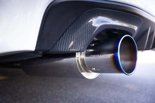 Load image into Gallery viewer, Greddy PE-TR Rolled Tip-Burnt-Ti L 130mm x 115mm
