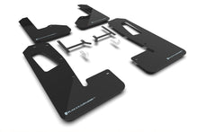 Load image into Gallery viewer, Rally Armor 22-25 Rivian R1S Black UR Mud Flap w/Light Blue Logo