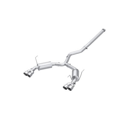 MBRP 2022+ Subaru WRX 3in Cat-Back Dual Split Rear Quad Tips Race Profile Exhaust