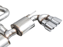 Load image into Gallery viewer, AWE Tuning MK8 Volkswagen Golf R 3in Touring Edition Quad Exhaust - Chrome Silver Tips