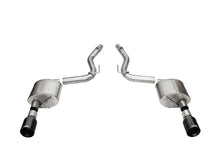 Load image into Gallery viewer, Corsa 2024+ Ford Mustang GT Sport Axle-Back Dual Rear Exit with 4.5in Straight Cut Black PVDTips