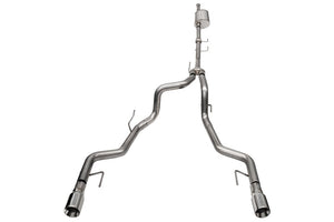 Corsa 2021-2025 Ford F-150 SuperCrew/5.5ft Bed 3.5L V6 Sport Cat-Back Dual Rear Exit-Polished