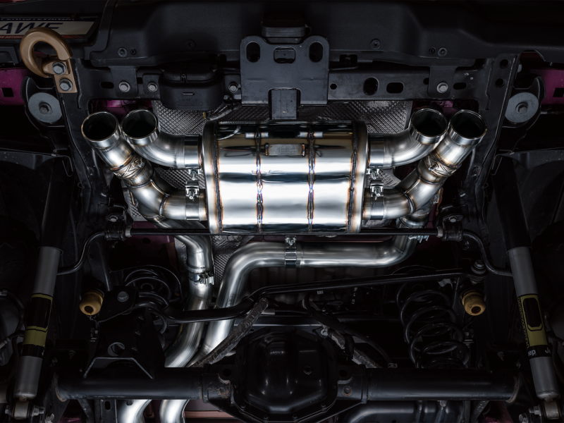AWE Tuning 21+ Wrangler 392 Switchpath Cat-Back Exhaust- Quad BashGuards