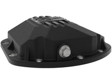 Load image into Gallery viewer, aFe 07-11 Jeep Wrangler JK Street Series Front &amp; Rear Diff. Covers Black w/ Machined Fins/Gear Oil